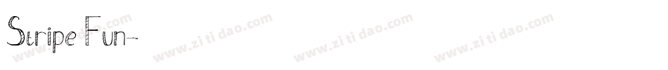 Stripe Fun字体转换